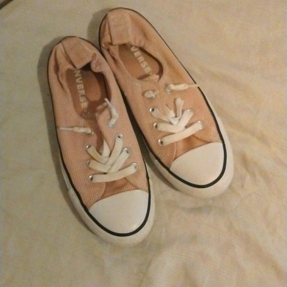 Pink all-star converses
